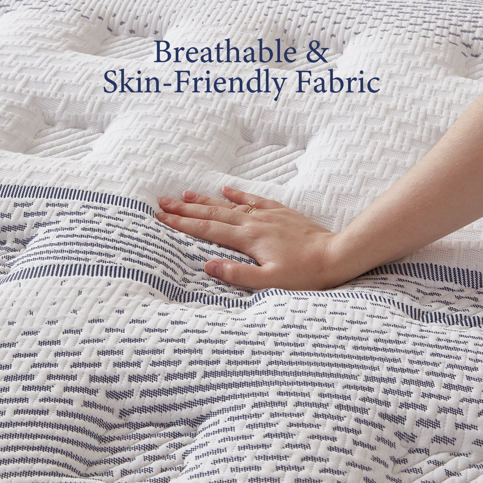 Queen Hybrid Mattress, Cooling Gel Memory Foam, Motion Isolation, Edge Support, for Back & Side Sleepers